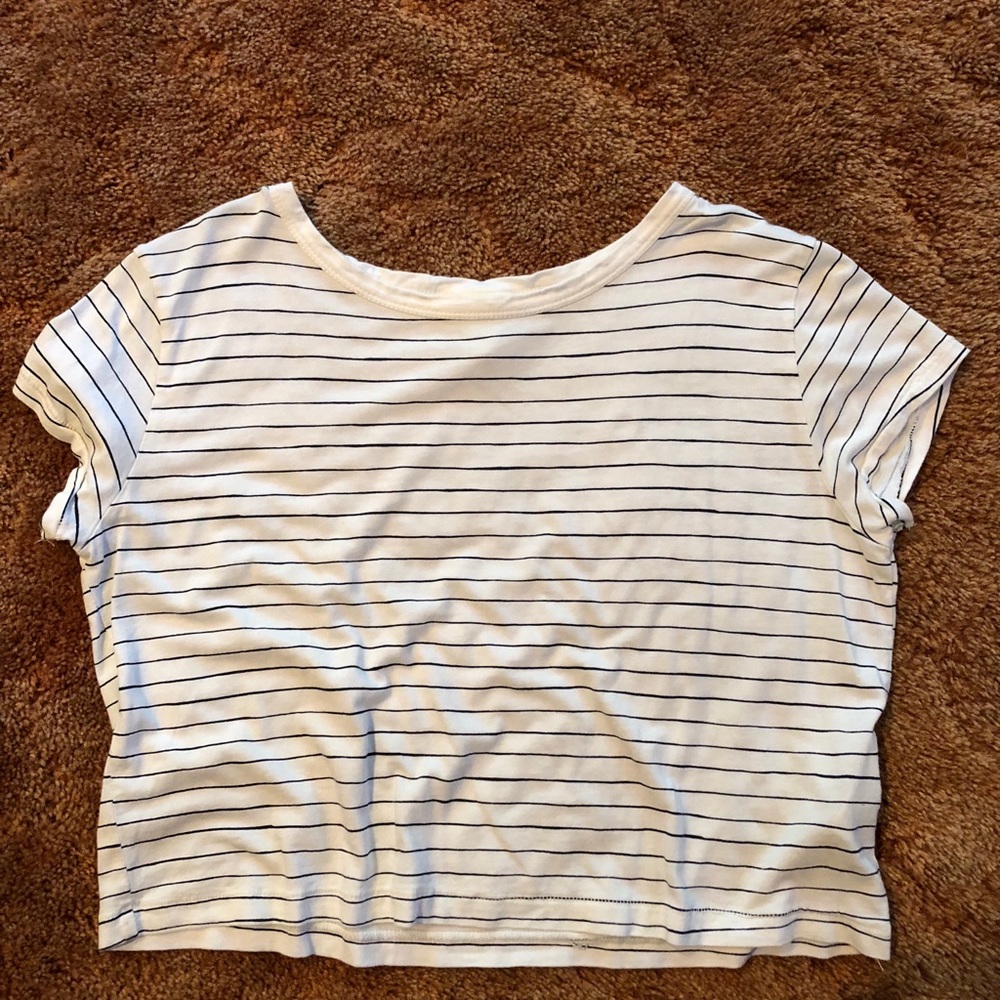 Small basic striped top